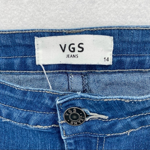 VGS Jeans Distressed Raw Hems Skinny Jean - Picture 4 of 16